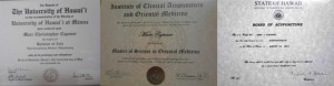 Acupuncture Arts Chinese Medicine Clinic Hawaii Certification