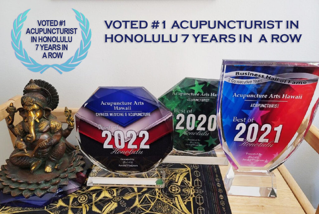 Voted #1 Acupuncturist in Honolulu 7 Years in a Row
